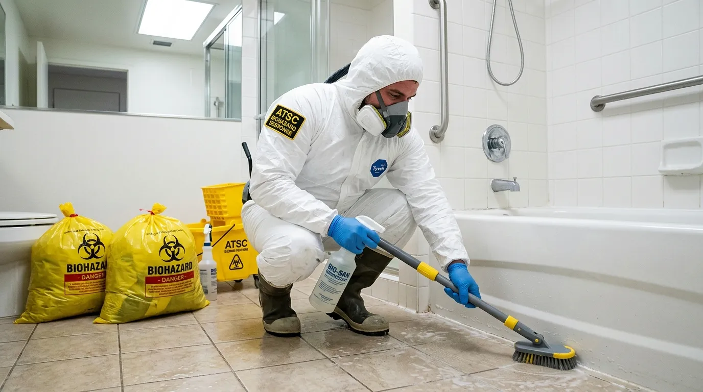 Decontamination equipment deployed for Blood Cleanup in Wanaque